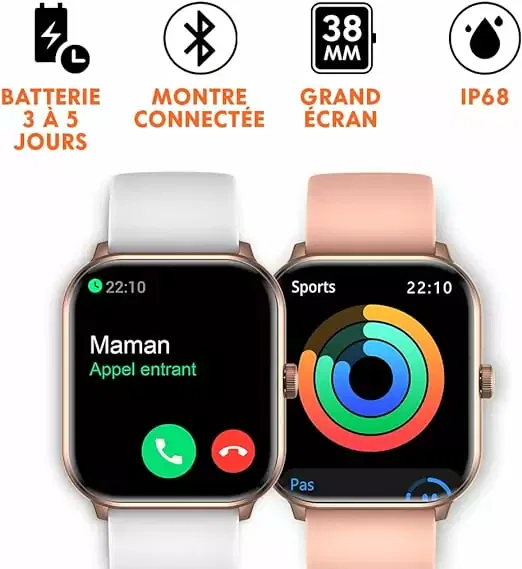 Montre connectée ICE-WATCH Bracelet en Silicone Blanc