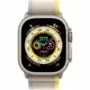 Montre Connectée Apple Watch Ultra Bracelet Trail Jaune/Beige M/L