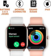 Montre connectée ICE-WATCH Bracelet en Silicone Blanc