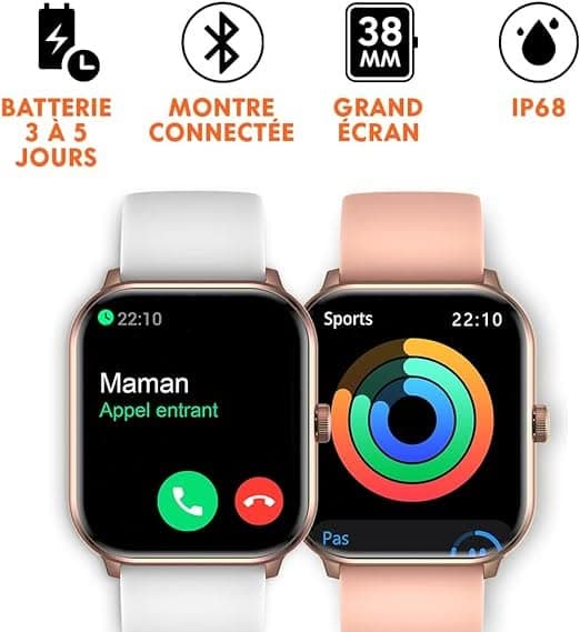 Montre connectée ICE-WATCH Bracelet en Silicone Blanc