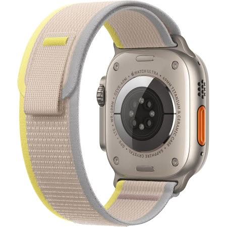 Montre Connectée Apple Watch Ultra M/L 3 Montre Connectée Apple Watch Ultra Bracelet Trail Jaune/Beige M/L